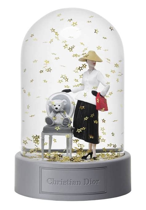 Limited Edition Christian Dior Snow Globe w/ Iconic Chair +in .